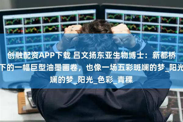 创融配资APP下载 吕文扬东亚生物博士：新都桥，像上帝刷下的一幅巨型油墨画卷，也像一场五彩斑斓的梦_阳光_色彩_青稞