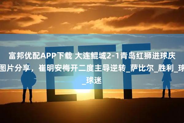 富邦优配APP下载 大连鲲城2-1青岛红狮进球庆祝图片分享，崔明安梅开二度主导逆转_萨比尔_胜利_球迷